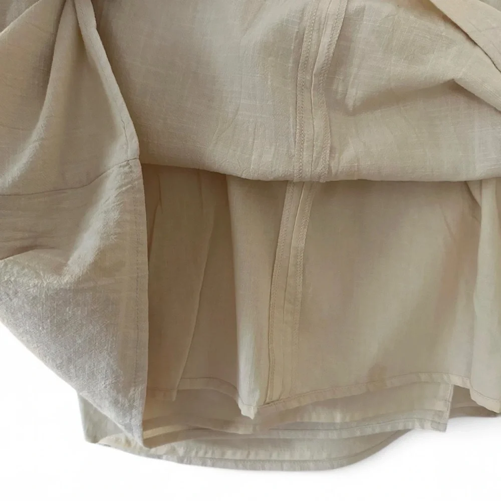 🆕 NWT! SABO Bandera strapless mini dress in beige - Picture 8 of 9